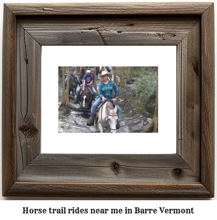 horse trail rides near me in Barre, Vermont